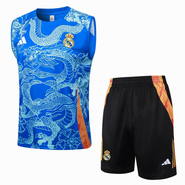 24/25  Real Madrid  Blue 1:1 Quality Training Vest（A-Set）