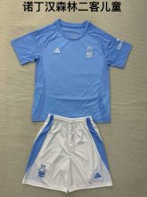 24/25  Nottingham Forest Third Kids Kits 1:1 Quality Soccer Jersey