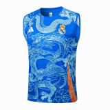24/25  Real Madrid  Blue 1:1 Quality Training Vest（A-Set）
