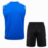 24/25  Real Madrid  Blue 1:1 Quality Training Vest（A-Set）