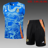24/25  Real Madrid  Blue 1:1 Quality Training Vest（A-Set）