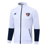 24/25  Sao Paulo White Jacket Tracksuit 1:1 Quality