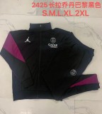 24/25 PSG Paris Black Jacket Tracksuit 1:1 Quality
