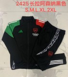 24/25 Arsenal Black Jacket Tracksuit 1:1 Quality