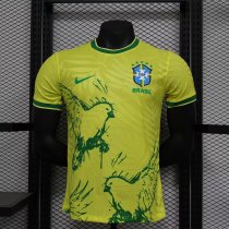 24/25 Brazil   Special  Edition  Yellow  Player  1:1 Quality Soccer Jersey
