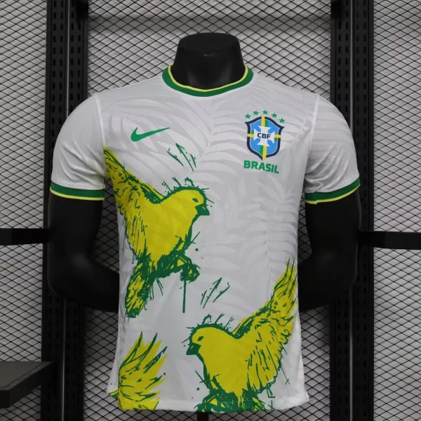 24/25 Brazil   Special  Edition White Player  1:1 Quality Soccer Jersey