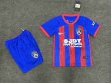24/25 Johor Darul Ta'zim Home Kids Kits 1:1 Quality Soccer Jersey