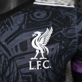 24/25 Liverpool  Special Edition Black Purple Player 1:1 Quality Soccer Jersey