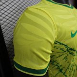 24/25 Brazil   Special  Edition  Yellow  Player  1:1 Quality Soccer Jersey