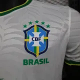24/25 Brazil   Special  Edition White Player  1:1 Quality Soccer Jersey
