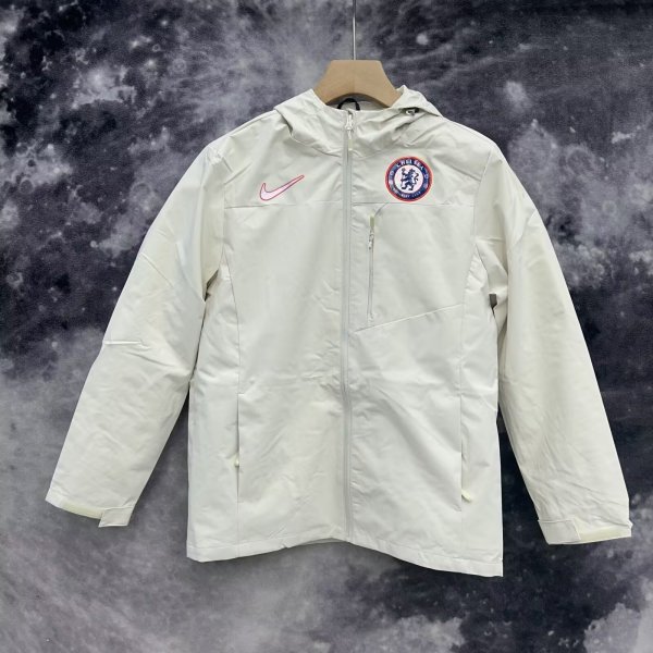 24/25 Chelsea White Windbreaker