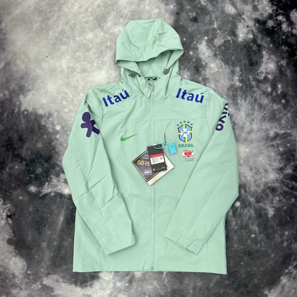 24/25 Brazil Green  Windbreaker