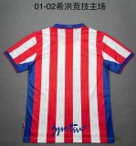 2001/2002 Sporting de Gijon Home  Fans Retro  1:1 Quality Soccer Jersey