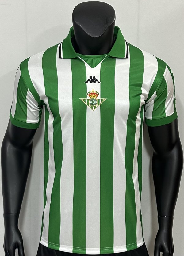 1999/2000  Real Betis Home Fans 1:1 Quality Retro Soccer Jersey