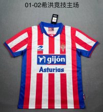 2001/2002 Sporting de Gijon Home  Fans Retro  1:1 Quality Soccer Jersey