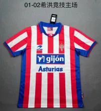 2001/2002 Sporting de Gijon Home  Fans Retro  1:1 Quality Soccer Jersey