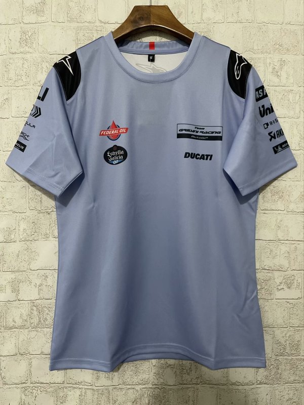F1 racing suit T-shirt 2024 new McLaren team short sleeved round neck casual shirt 1:1 Quality F1 Jerseys
