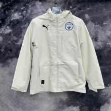 24/25  Manchester City White Windbreaker