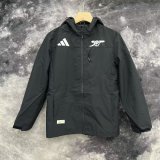 24/25 Arsenal Black Windbreaker