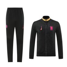 24/25   Chelsea Training Tracksuit Black 1:1  Quality Training Jersey