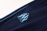 24/25  Marseille Jacket Tracksuit Blue Hoodie 1:1 Quality