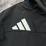 24/25 Arsenal Black Windbreaker
