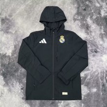 24/25  Real Madrid Black Windbreaker
