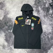 25/25 Brazil Black Windbreaker