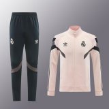24/25  Real Madrid Light Pink Training Tracksuit 1:1 Quality Training Jersey