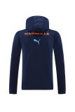 24/25  Marseille Jacket Tracksuit Blue Hoodie 1:1 Quality