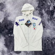 24/25 Brazil White Windbreaker