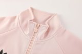 24/25  Real Madrid Light Pink Training Tracksuit 1:1 Quality Training Jersey