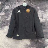 24/25  Manchester United  Black Windbreaker