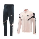 24/25  Real Madrid Light Pink Training Tracksuit 1:1 Quality Training Jersey