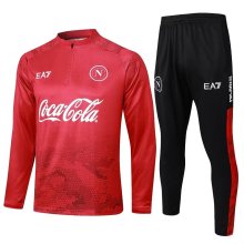 24/25 Napoli Training  Red and Black 1:1 Quality Training Jersey