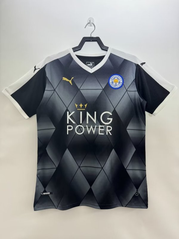 2015/2016 Leicester City Away Fans Retro 1:1 Quality Soccer Jersey