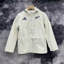 24/25 Arsenal White Windbreaker