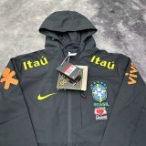 24/25 Brazil Black Windbreaker