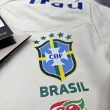 24/25 Brazil White Windbreaker