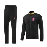 24/25   Chelsea Training Tracksuit Black 1:1  Quality Training Jersey