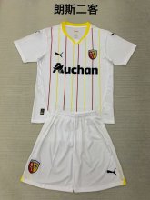 24/25  Lens Third Kids Kits 1:1 Quality Soccer Jersey
