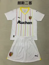 24/25  Lens Third Kids Kits 1:1 Quality Soccer Jersey