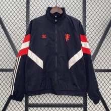 24/25  Manchester United Black  Windbreaker