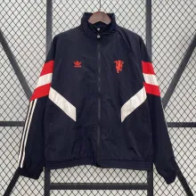 24/25  Manchester United Black  Windbreaker