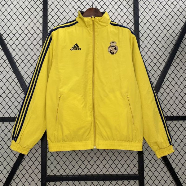 24/25 Real Madrid Double Sided silicone Windbreaker