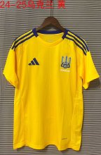 24/25 Ukraine Home Yellow Fans 1:1 Quality Soccer Jersey