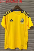 24/25 Ukraine Home Yellow Fans 1:1 Quality Soccer Jersey