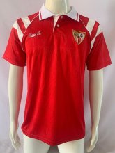 1992/1993 Sevilla FC Away Red Fans Retro  1:1 Quality Soccer Jersey