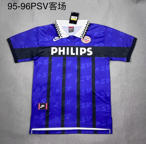 1995/1996 PSV Eindhoven  Away Fans 1:1 Quality Retro Soccer Jersey