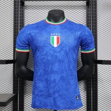 24/25  Italy  Special Edition Blue  Player 1:1 Quality Soccer Jersey